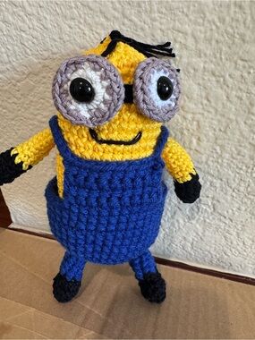 Are you looking for special gifts ???Handmade Yellow Crochet Minion Plush